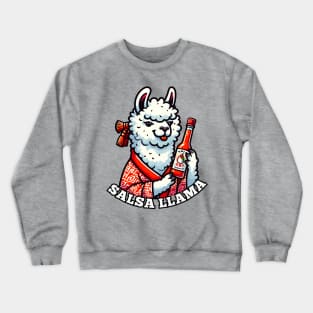 Hot sauce llama Crewneck Sweatshirt